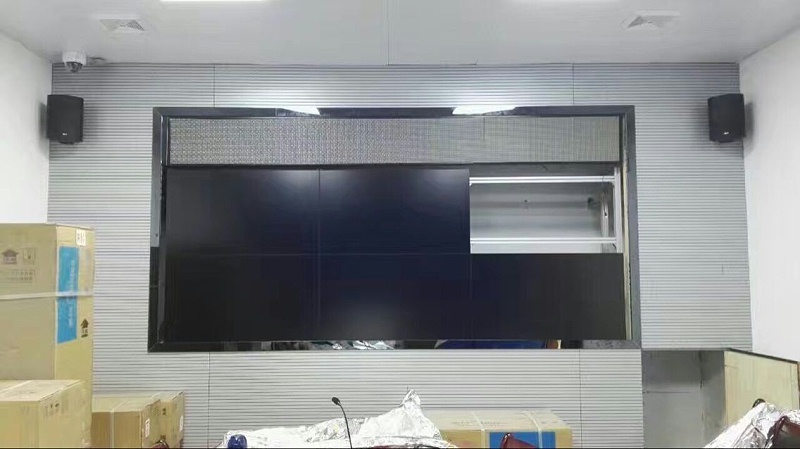 廣東汕尾邊了港口邊防派出所智能化遠程監控55寸液晶拼接屏顯示系統 廣東汕尾邊了港口邊防派出所智能化遠程監控55寸液晶拼接屏顯示系統